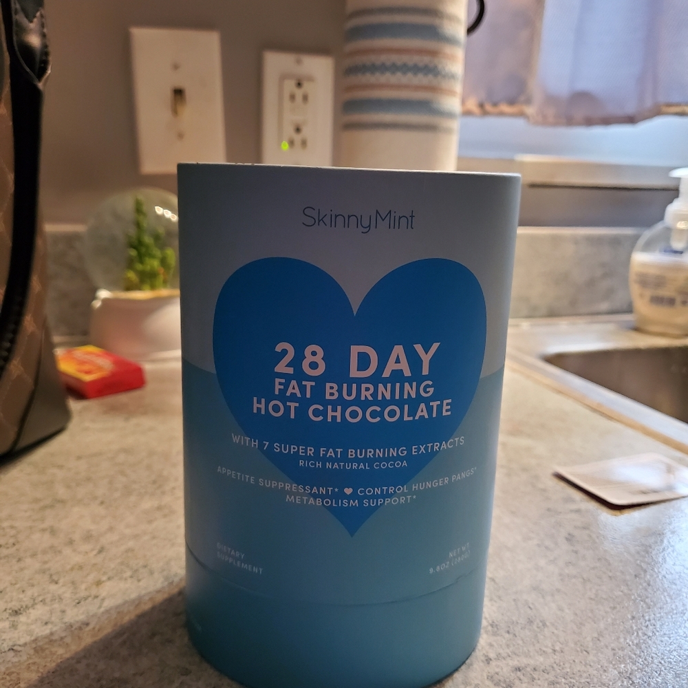 Skinny mint hot chocolate